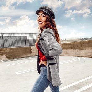 Jackets & Coats - Checkered Blazer Jackets & Coats - Checkered Blazer